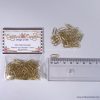 Mini clips dourado para convite de casamento