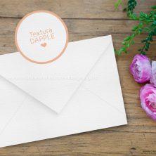 Envelope para convite de casamento branco textura casca de ovo dapple fascino