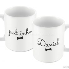 Caneca padrinho casamento Gravatinha