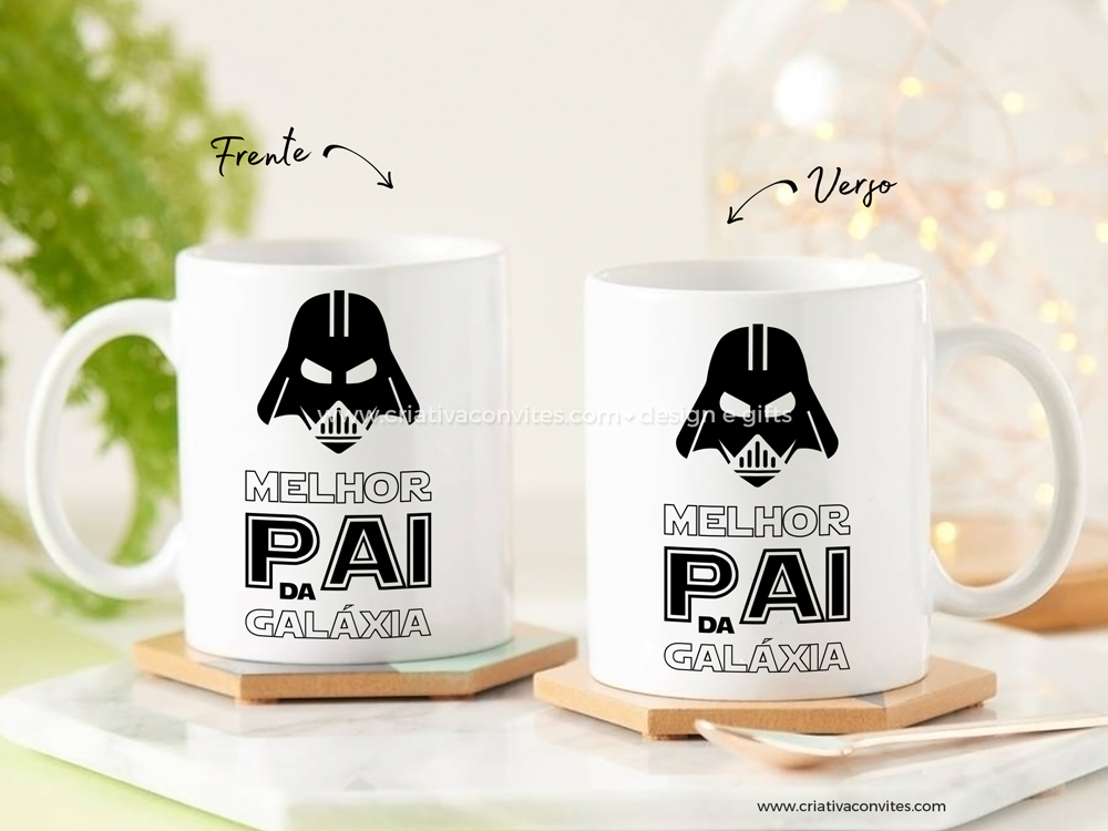 Caneca presente dia dos pais Darth Vader