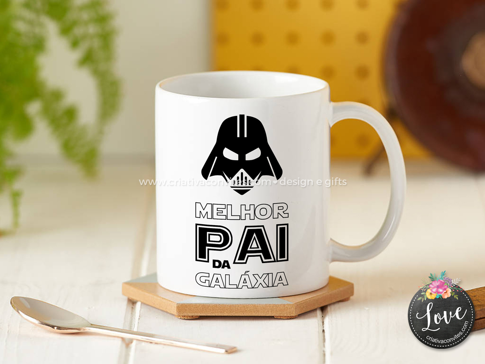 Caneca presente dia dos pais Darth Vader