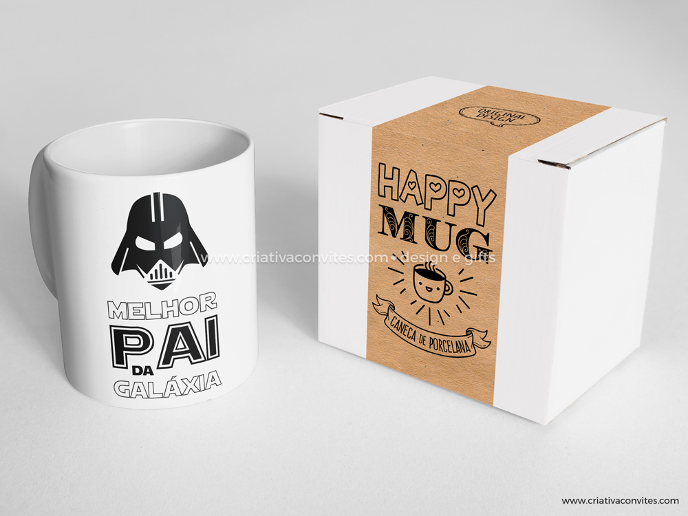 Caneca presente dia dos pais Darth Vader