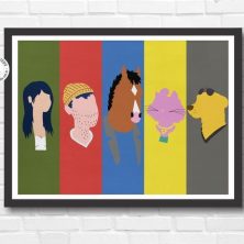 Ilustração Quadro Bojack Horseman