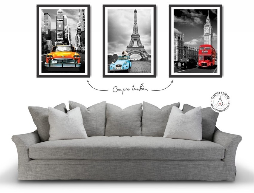 Ilustração Quadro Paris - Imagem 2
